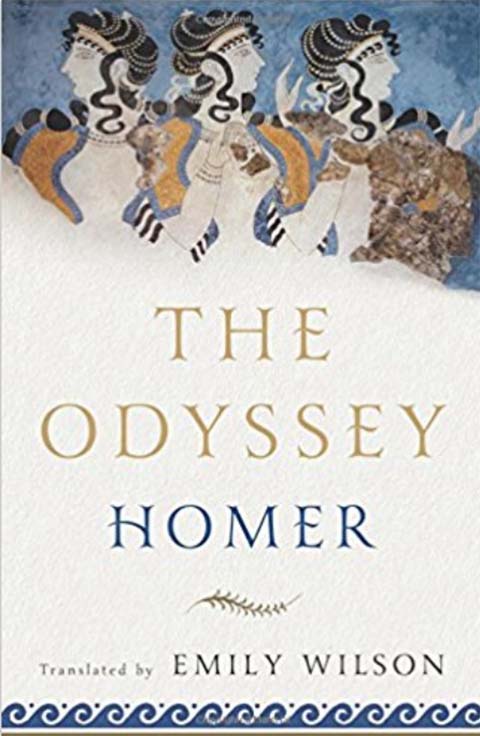 The cover of 'The Odyssey' by Homer