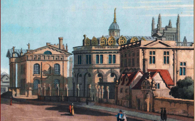 Detail from an historic painting of Broad Street