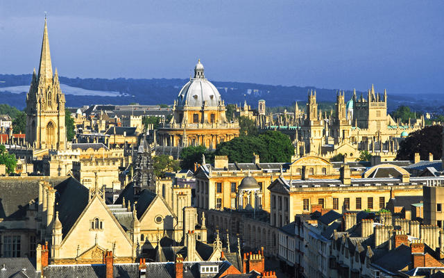The Oxford skyline, with the Radcliffe Camera prominent - Oxford University images
