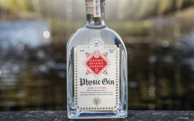 A bottle of Physic Gin