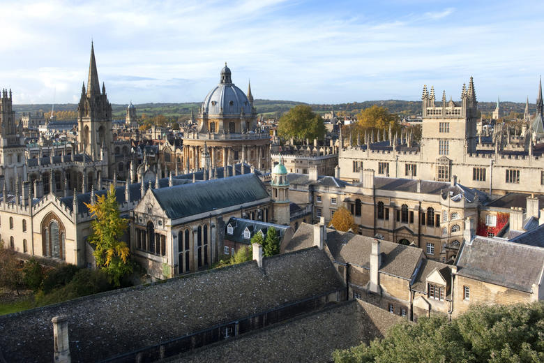 A view across the Oxford skyline - Oxford University images
