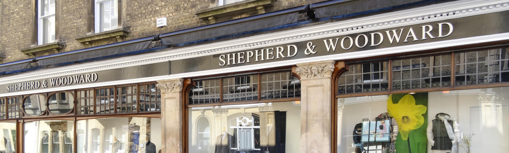The exterior of the Shepherd and Woodward shop on King Edward's Street