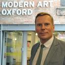 Paul Hobson stood outside Modern Art Oxford