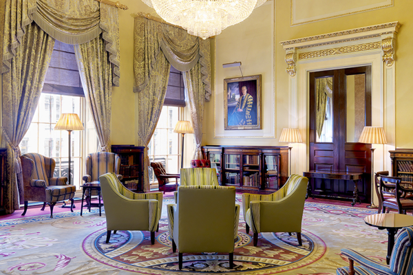 A sitting room in the Oxford and Cambridge Club