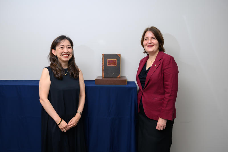 Naoko Miyazaki (née Taida) (St Anne’s, 1992), and Alison Beale