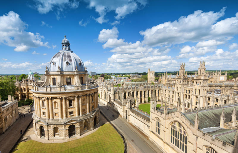 The Radcliffe Camera seen on a sunny day