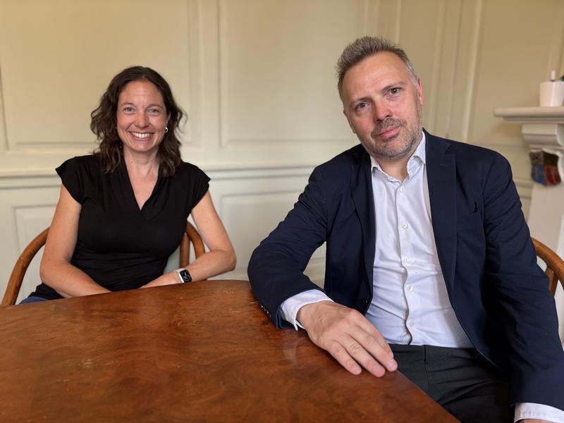 Professors Rebecca Williams and Ben Ansell at Pembroke College