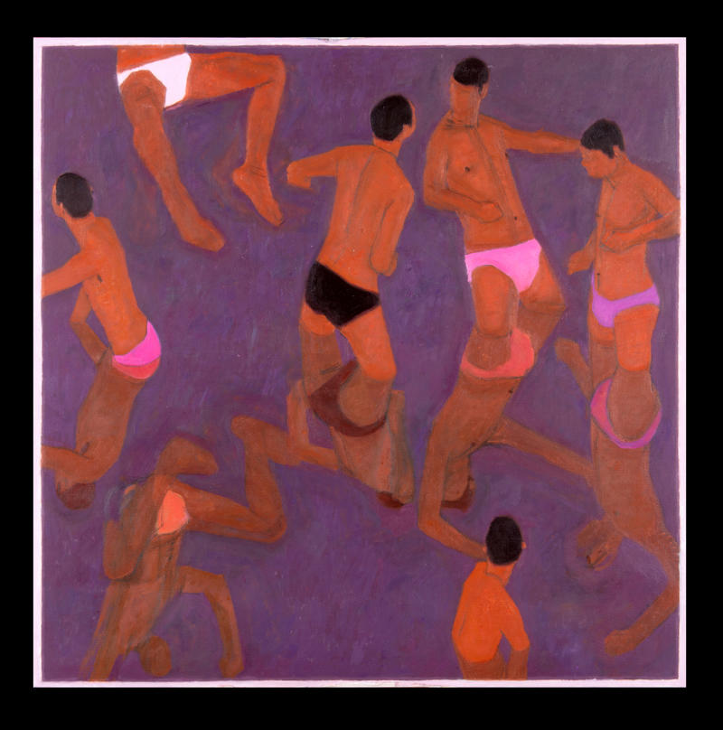 The painting Bathers by John Newberry