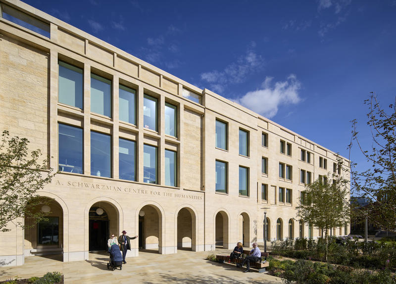 External view of the Stephen A. Schwarzman Centre for the Humanities