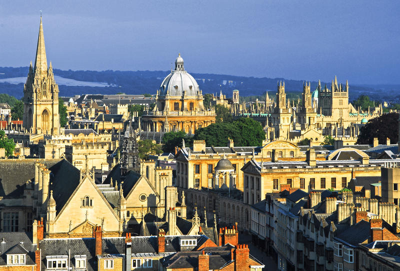 The Oxford skyline, with the Radcliffe Camera prominent - Oxford University images