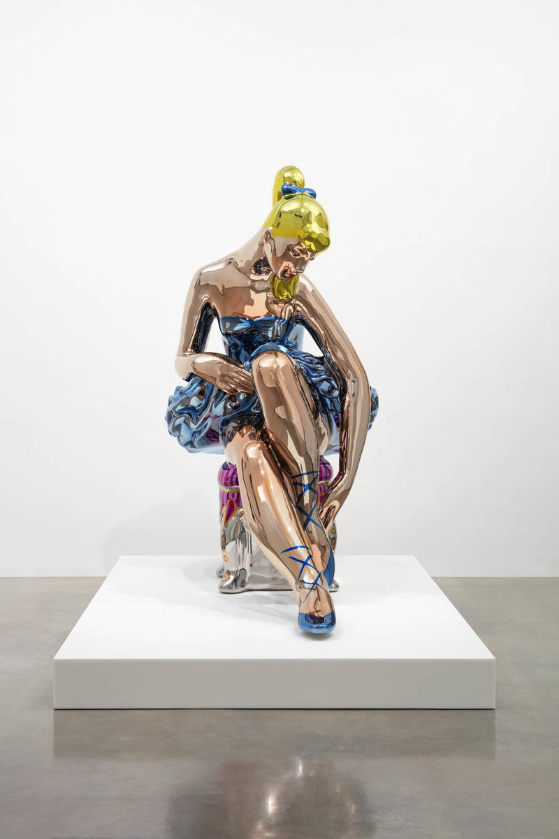 Seated Ballerina by Jeff Koons