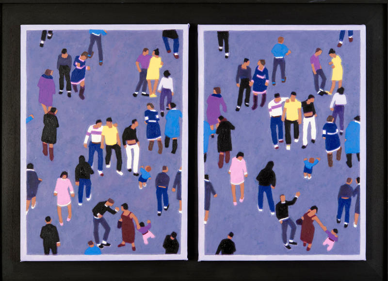The painting Westgate Diptych  by John Newberry