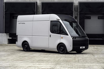 An Arrival electric van pictured in Banbury, Oxfordshire