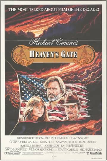 Poster for the film called Heaven's Gate