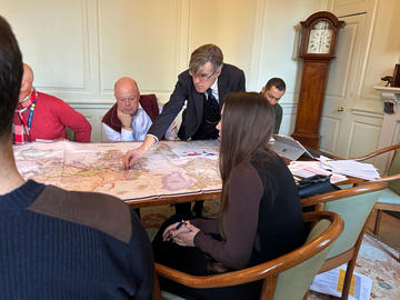Rob Johnson of SST-CCW operates a war game