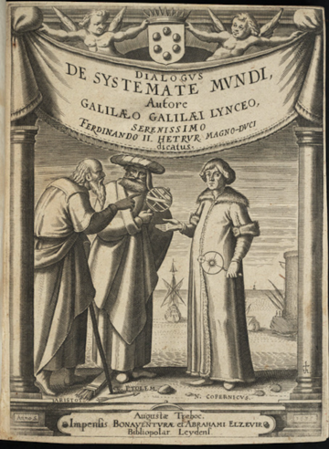 Frontispiece, Galileo's Dialogue