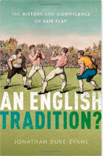Jacket from the book Fair Play an English Tradition? by Jonathan Duke-Evans