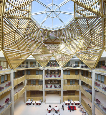 View of the Great Hall in the Stephen A. Schwarzman Centre for the Humanities