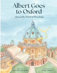 Book jacket for Albert goes to Oxford