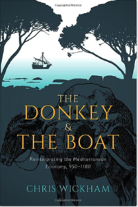 Dustjacket for the book The Donkey and the Boat by Chris Wickham