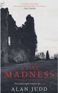'A Finer Madness' by Aland Judd, depicting a dark ruined abbey