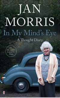'In My Mind’s Eye' by Jan Morris, depicting a photo of Jan in front a car