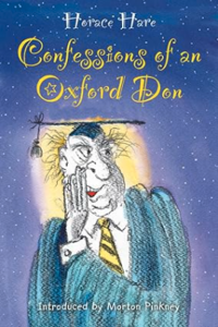 Book cover for 'Confessions of an Oxford Don', depicting a caricature of an Oxford Don